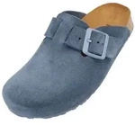 Haflinger Haflinger Porto Lederclog mit Korkfu&szlig;bett Lederdecksohle Unisex Hausschuh