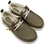 Hey Dude Wally Craft Linen Slip-On Sneaker mit Ziern&auml;hten braun EUR 44