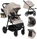 lionelo Kinder-Buggy IVA, (Set mit Moskitonetz und Getr&auml;nkehalter), PU-R&auml;der...