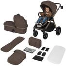lionelo Kombi-Kinderwagen LAYLA 2IN1, (Set), 3D-Panoramabel&uuml;ftung/ XXL-Sitz/