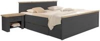 Pol-Power Bettgestell LOCARNO, 180 x 200 cm, Graphit Dekor, (3-teilig, 1...