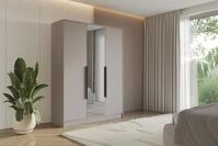 ALTDECOR Dreht&uuml;renschrank LESE (Kleiderschrank Garderobenschrank mit viel...