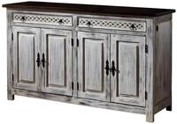 Massivmoebel24 Sideboard CASTLE-ANTIK (Massivholz), Sideboard Mango&nbsp;/&nbsp;Akazie