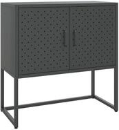vidaXL Sideboard Sideboard Anthrazit 75x35x75 cm Stahl (1 St)