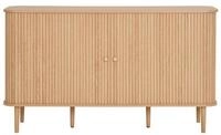House Nordic Sideboard 2 T&uuml;ren, 4 F&auml;cher, in eichfarbig - 40x79x140 (BxHxT)