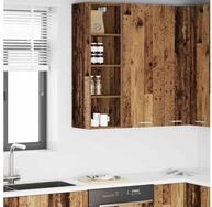 vidaXL H&auml;ngeschrank H&auml;ngeschrank Altholz 30 x 29,5 x 100 cm Holzwerkstoff