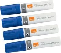 NOBO Whiteboard Marker Boardmarker Glide Keilspitze VE=4 St&uuml;ck blau