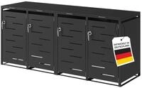 STEELS&Oslash;N M&uuml;lltonnenbox Diorus 120L, abschlie&szlig;bar, M&uuml;lltonnenverkleidung