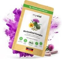myvial Bio Mariendistel Komplex Kapseln - 800 mg Tagesdosis - hochdosierte...