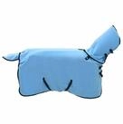 vidaXL Tierdecke Pferdedecke Volles Aqua 75 cm Polyester