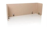 hjh OFFICE Raumteiler Tischtrennwand Flexmiut U Trennwand Schreibtisch,