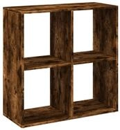 vidaXL B&uuml;cherregal Raumteiler-B&uuml;cherregal R&auml;uchereiche 69,5x29x69,5 cm,...