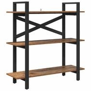vidaXL B&uuml;cherregal B&uuml;cherregal Altholz 100 x 33,5 x 102 cm Holzwerkstoff,...