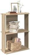 vidaXL Regal 60 x 30 x 80 cm B&uuml;cherregal 3 B&ouml;den Sonoma-Eiche 60x30x80 cm...