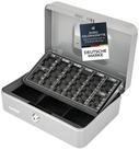 HMF Geldkassette Bargeldkasse mit herausnehmbarem M&uuml;nzz&auml;hlbrett und...
