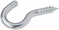 TOOLCRAFT Schraubhaken Schraubhaken, gebogen 828108