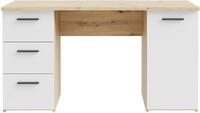 FORTE Schreibtisch Neuss, mit 3 Schubladen & 1 T&uuml;r, funktional, Breite 138 cm