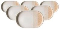 Ritzenhoff & Breker Servierplatte Trio Servierplatten 20 x 13 cm 6er Set,...