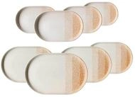 Ritzenhoff & Breker Servierplatte Trio Servierplatten 8er Set, Steinzeug,...