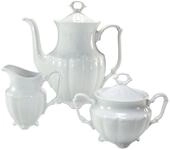 CreaTable Servier-Set Maria Theresia Weiss, Porzellan, (3-tlg., 1 Kaffeekanne, 1