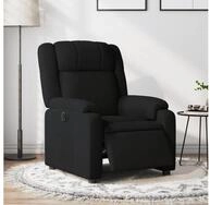 vidaXL Relaxsessel, Relaxsessel Elektrisch Schwarz Stoff