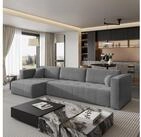 Masseno Ecksofa OLVERA mit Schlaffunktion L-Form, Sofa mit Bettkasten