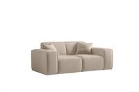 Fun M&ouml;bel Sofa Sofa Designersofa CELES PREMIUM 2-Sitzer in Stoff, inkl. 2...