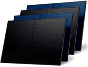 SUNNIVA Solarmodul Solarpanel FULL BLACK Bifazial Glas 500 Watt PV Panel,