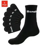 Bench. Tennissocken (Packung, 6-Paar) mit Fu&szlig; Polsterung schwarz 35-38