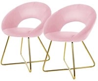 ML-DESIGN Stuhl Samtstuhl Esszimmerstuhl & Wohnzimmerstuhl mit goldenen...