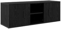 vidaXL TV-Schrank TV-Schr&auml;nk Schwarz Eichen-Optik 100 x 31,5 x 35 cm (1-St)