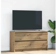 vidaXL Schrankmodule TV-Schrank Artisan-Eiche 100x35x54 cm Holzwerkstoff