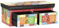 vidaXL TV-Schrank TV-Schr&auml;nk Mehrfarbig 60 x 30 x 24 cm Massivholz (1-St)