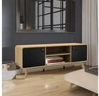 loft24 Lowboard Caitlin, TV-Schrank, Fernsehschrank, 2 T&uuml;ren, Breite 140 cm