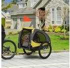 PawHut Fahrradhundeanh&auml;nger Hundeanh&auml;nger mit Universalkupplung, f&uuml;r Garten,