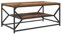 vidaXL Couchtisch Couchtisch Altholz 90 x 50 x 40 cm Ingenieure Holz und Stahl...