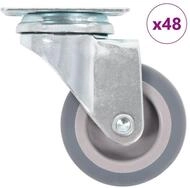 vidaXL Schwerlastrolle 48 Stk. Lenkrollen 50 mm, (48-St)