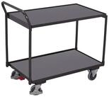 CORDES Transportroller VarioFit Tischwagen mit 2 Ladefl&auml;chen RAL 7016