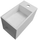 Bernstein Waschtisch PB2046 33cm Wei&szlig; matt, Handwaschbecken mit Ablagefach...