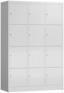 Steelboxx F&auml;cherschrank Schlie&szlig;fachschrank 12 F&auml;cher Spindschrank (1-St)...