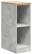 vidaXL Aktenschrank 30 x 51 x 85 cm Garagen-Aufbewahrungsschrank Betongrau...