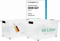 Novaliv Aufbewahrungsbox 30543+2xTRA (2 St), Novaliv 2x Aufbewahrungsboxen mit...