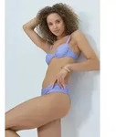LSCN by LASCANA Bikini-Hose Gladys in trendiger Glitzeroptik lila 34