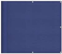 vidaXL Balkonsichtschutz Balkonabdeckung Blau 90x1000 cm 100 % Polyester-Oxford