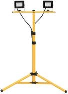 vidaXL Flutlichtstrahler LED-Fluter mit Stativ 2x20 W Kaltwei&szlig;