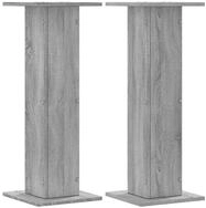 vidaXL Blumenst&auml;nder Pflanzenst&auml;nder 2 Stk. Grau Sonoma 30x30x80 cm...
