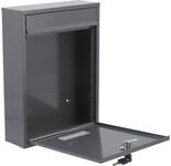 TRIZERATOP Briefkasten Bo&icirc;te aux lettres 360x260x80mm graphite (Briefkasten