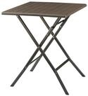 en.casa Campingtisch, &raquo;Lillestr&oslash;m&laquo; quadratisch 61,5 x 61,5 x 73 cm Holzoptik