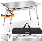 tectake Campingtisch Aluminium Klapptisch - faltbar, wetterfest, 120 x 70,5 x...