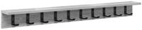 vidaXL Garderoben-Set 100 x 10,5 x 10,5 cm Garderobe Kleiderhaken Regal mit...